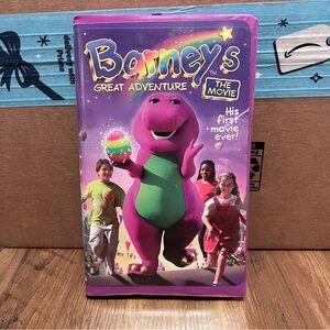 Barney's Great Adventure The Movie Clamshell VHS